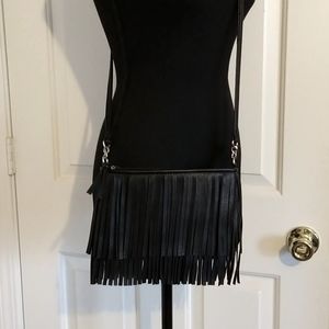 Fringe crossbody purse